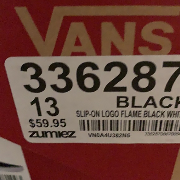 COPY - Men’s Size 13 Vans Logo Flame - Picture 5 of 5